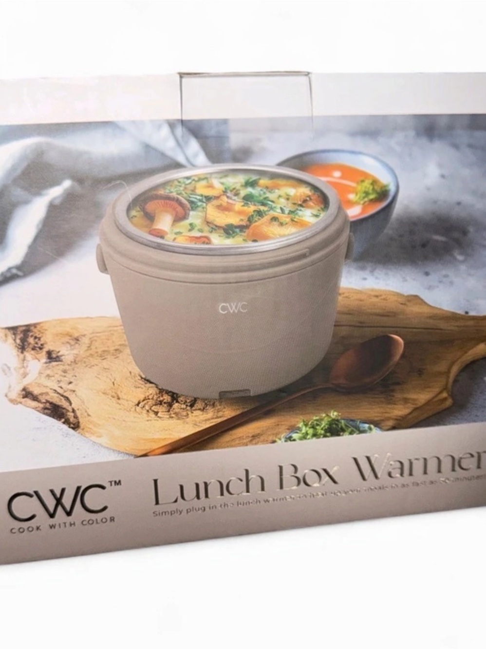 CWC Lunch Box Warmer Gray NWT